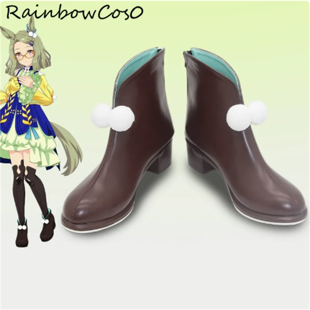 

Air Messiah Umamusume Pretty Derby Cosplay Shoes Boots Game Anime Halloween Christmas RainbowCos0 W4579
