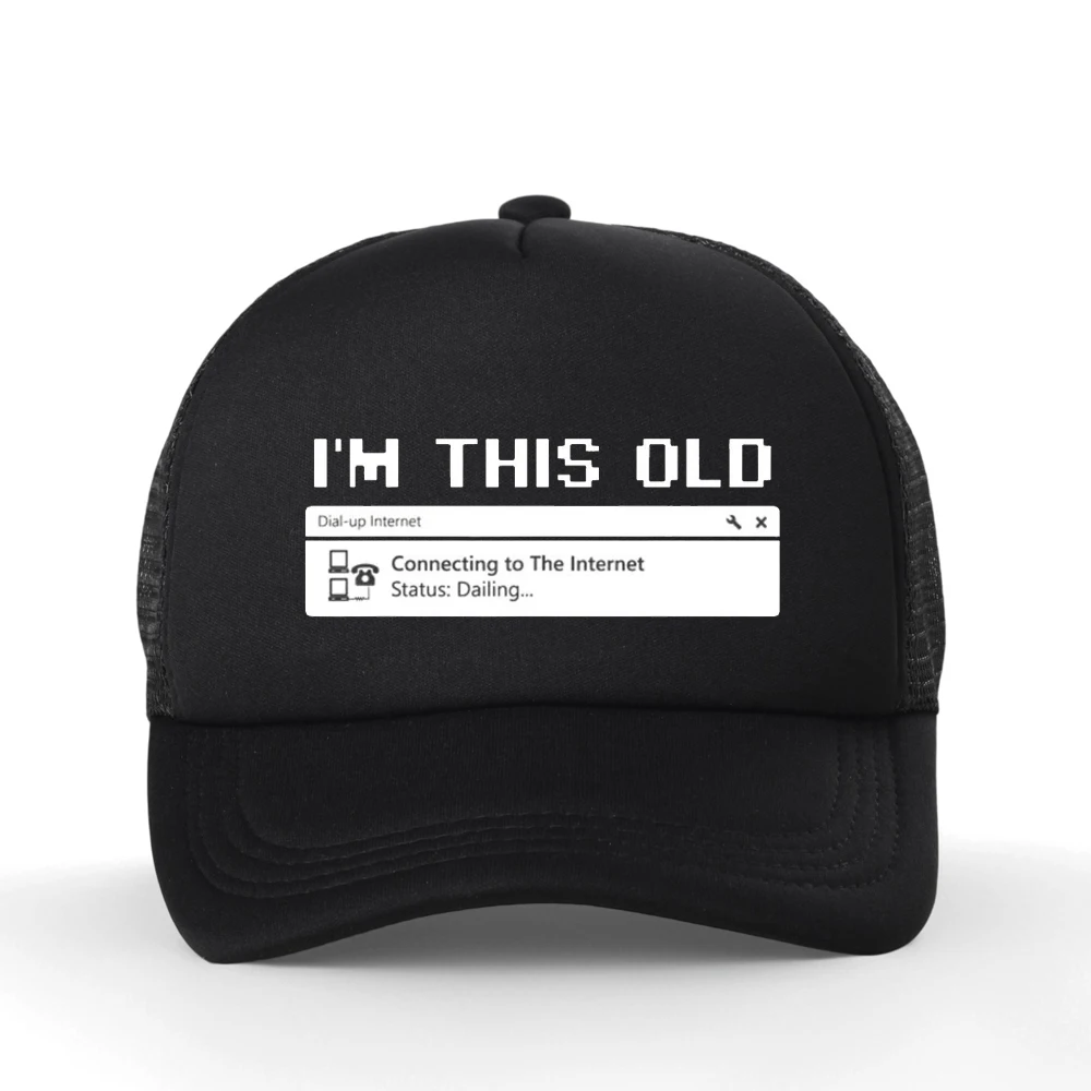 

Computer 90s Programmer PC Nerd Geek baseball cap Summer Style Mesh Breathable Men women Snapback Cap Birthday Gift