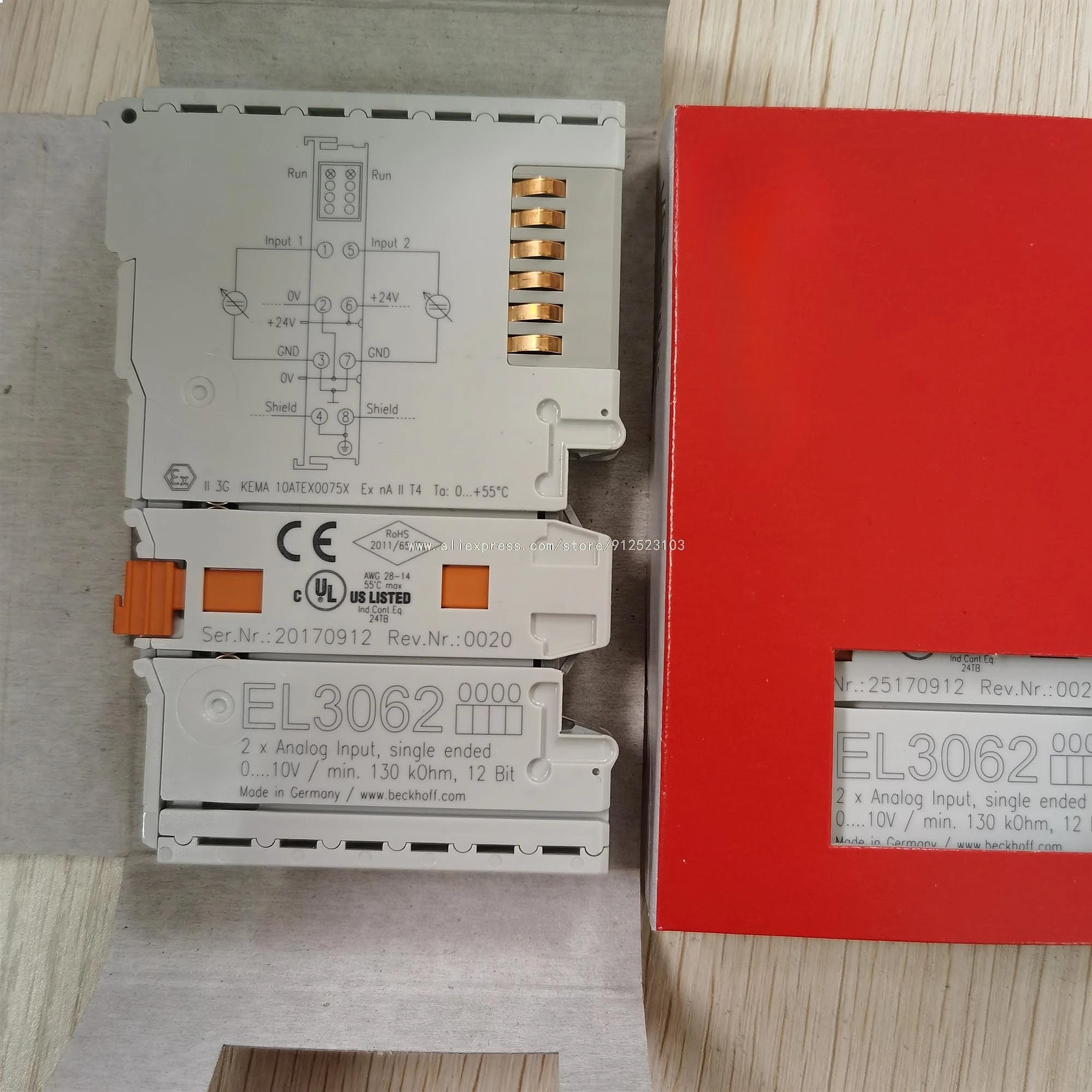 New 2 Channel Analog Input Module 0-10V EtherCAT Terminal For Industrial Automation