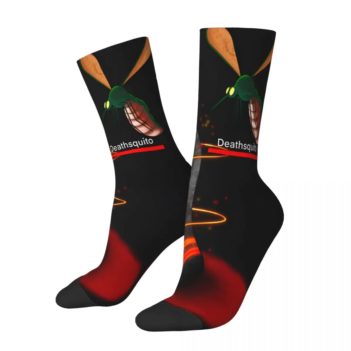 Deathsquito Stone Socks Printed Men's Stockings Polyester