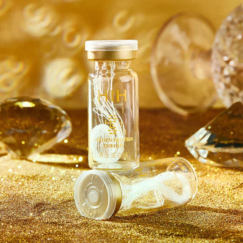 /YOV/Hydrolyzed Collagen Face Serum Golden Protein Thread Anti-Wrinkle Aging Skincare