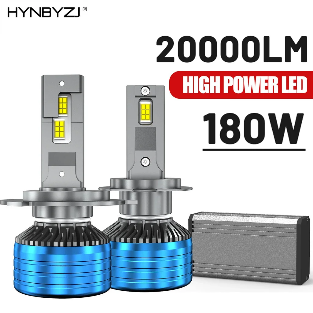 

HYNBYZJ H4 H7 Led Headlights 180W 20000LM Headlamp H1 H11 H8 H9 9003 9005 9006 9012 HB3 HB4 HIR2 Turbo Lamp 6000k Car lights