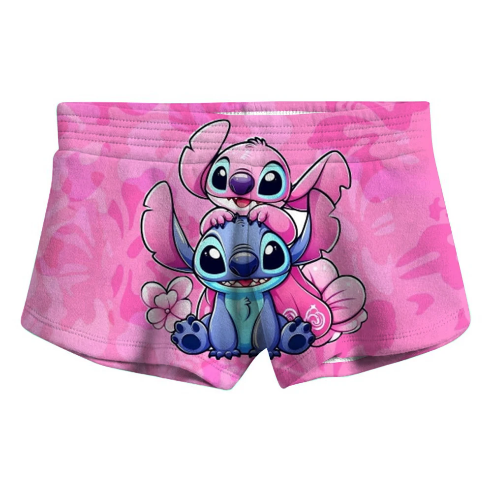 أزياء الصيف الأطفال السراويل ديزني غرزة طباعة بناطيل الشواطئ فضفاضة سريعة الجافة تنفس الرباط ملابس الأطفال #6