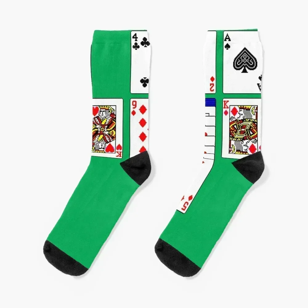 

Windows 95 Solitaire Socks christmass gift Stockings man winter thermal Christmas Men's Socks Luxury Women's