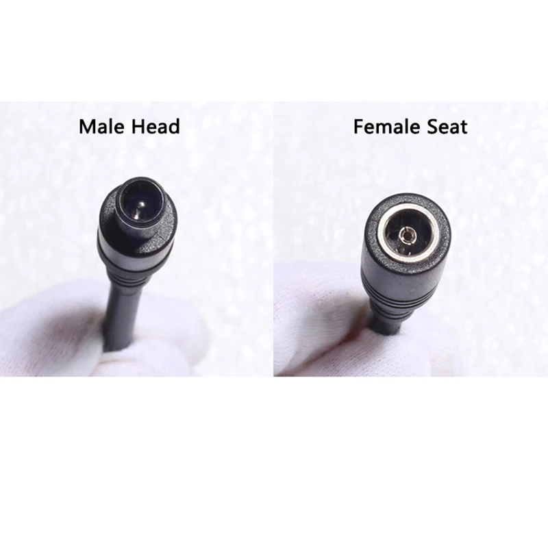 6.5 مللي متر * 4.4 مللي متر ذكر إلى 6.5*4.4 مللي متر أنثى تيار مستمر مهايئ شاحن الطاقة تمديد كابل رصاص لأجهزة الكمبيوتر المحمولة سوني ، LG سامسونج مراقب #3