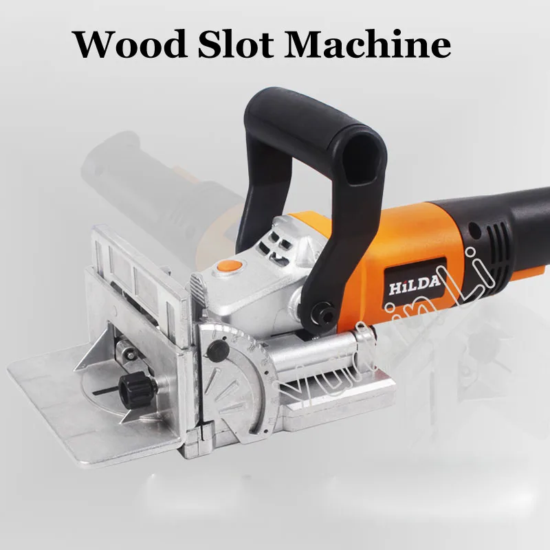 Biscuit Jointer Electric Tool Woodworking Tenoning Machine Biscuit Machine Puzzle Machine Groover Copper Motor