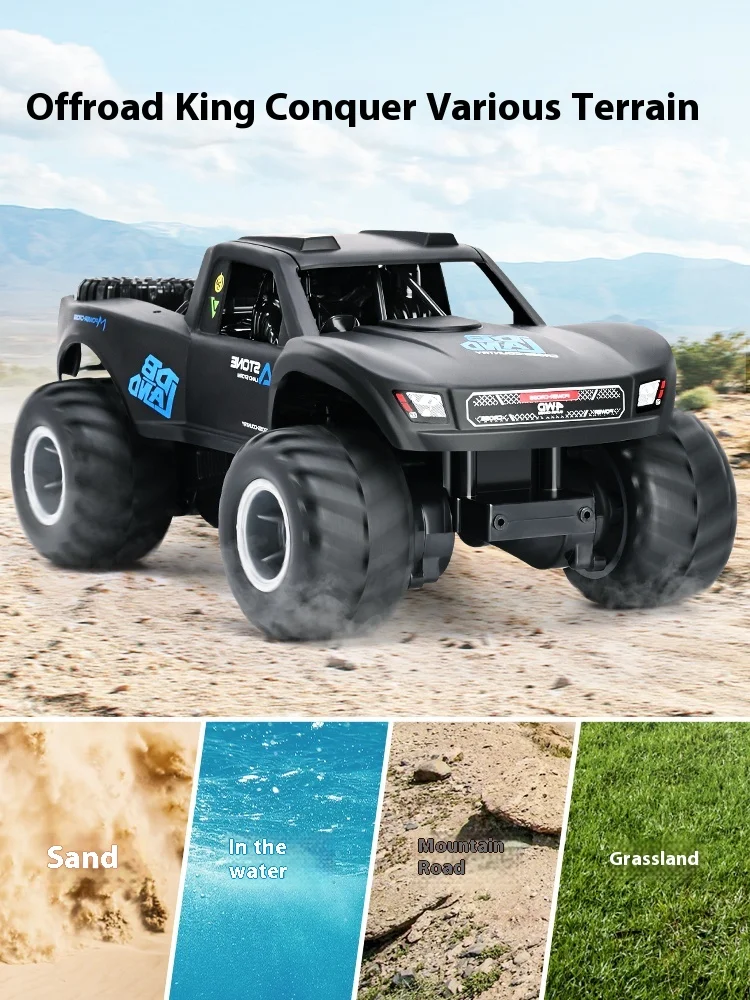 2.4g High-frequency Anti-interference Remote Control Four-wheel Drive Off-road Vehicle Rc Amphibious Drift Racing Electric Toy