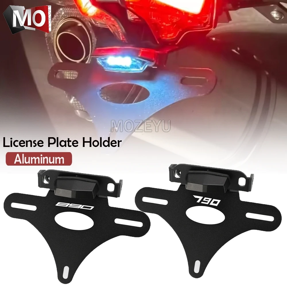 

License Plate Holder Fender Eliminator Registration Bracket For 790 Duke 790Duke 2018-2024 890Duke 890 Duke R/GP DUKE890 2020-23