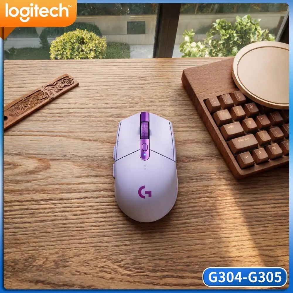 Logitech G305 LIGHTSPEED Gamer Accessory,HERO 12000 DPI Optical Sensor,6 Programmable Buttons,250H Battery Work With PC Mac