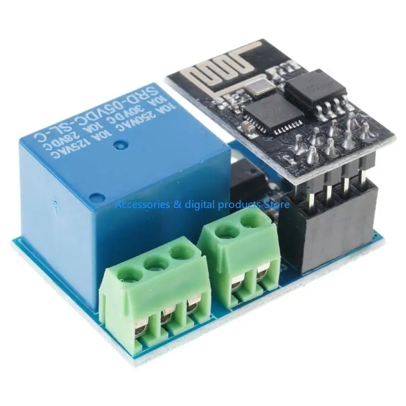 77JD ESP8266 ESP01S Compatible Relays Module with Mobile App Remote Access for Home