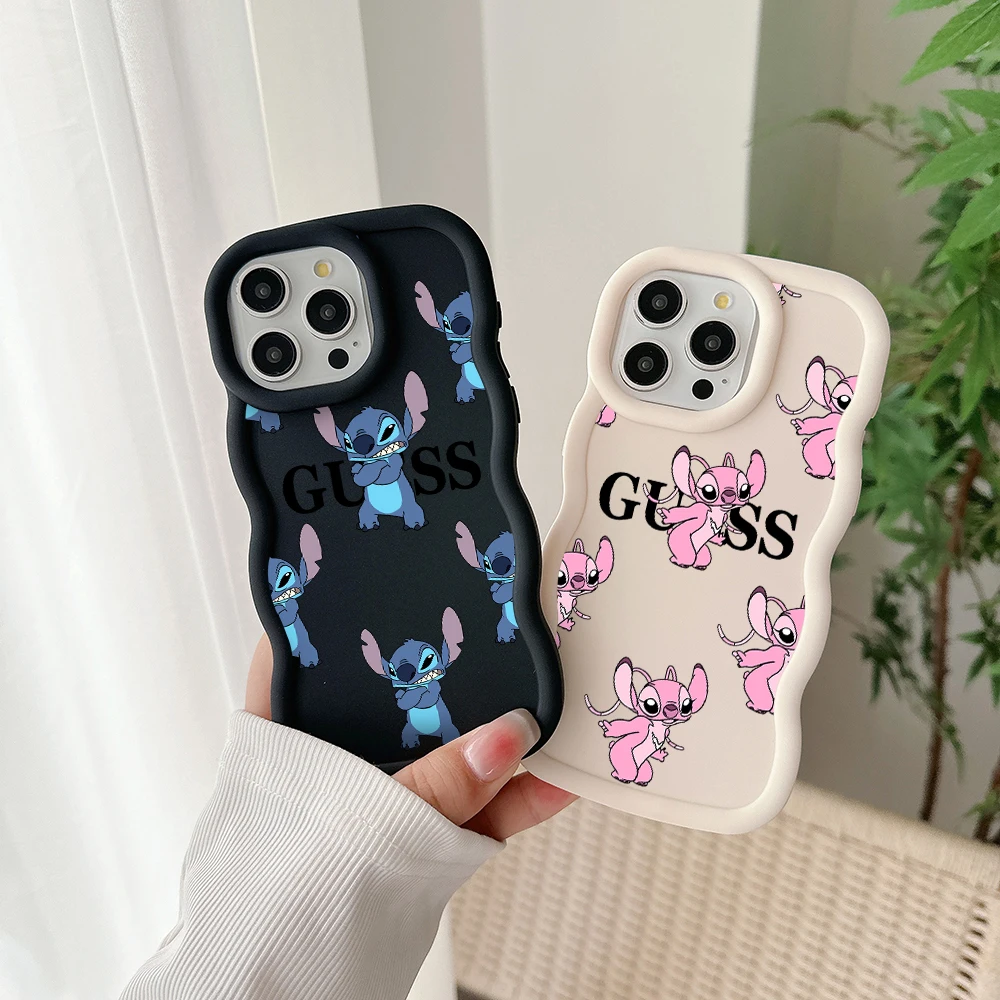 

Cute anime couple Stitchs Phone Case for Oppo Realme 5 11 12 C11 C21Y C21 C30 C35 C53 C55 C65 C67 Pro Plus 4G 5G Soft TPU Cover