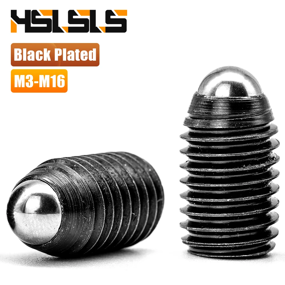 Grade 12.9 Carbon Steel Heagon Ball Point Set Screw M3 M4 M5 M6 M8 M10 M12 Allen Socket Spring Ball Plunger Grub Point Set Screw