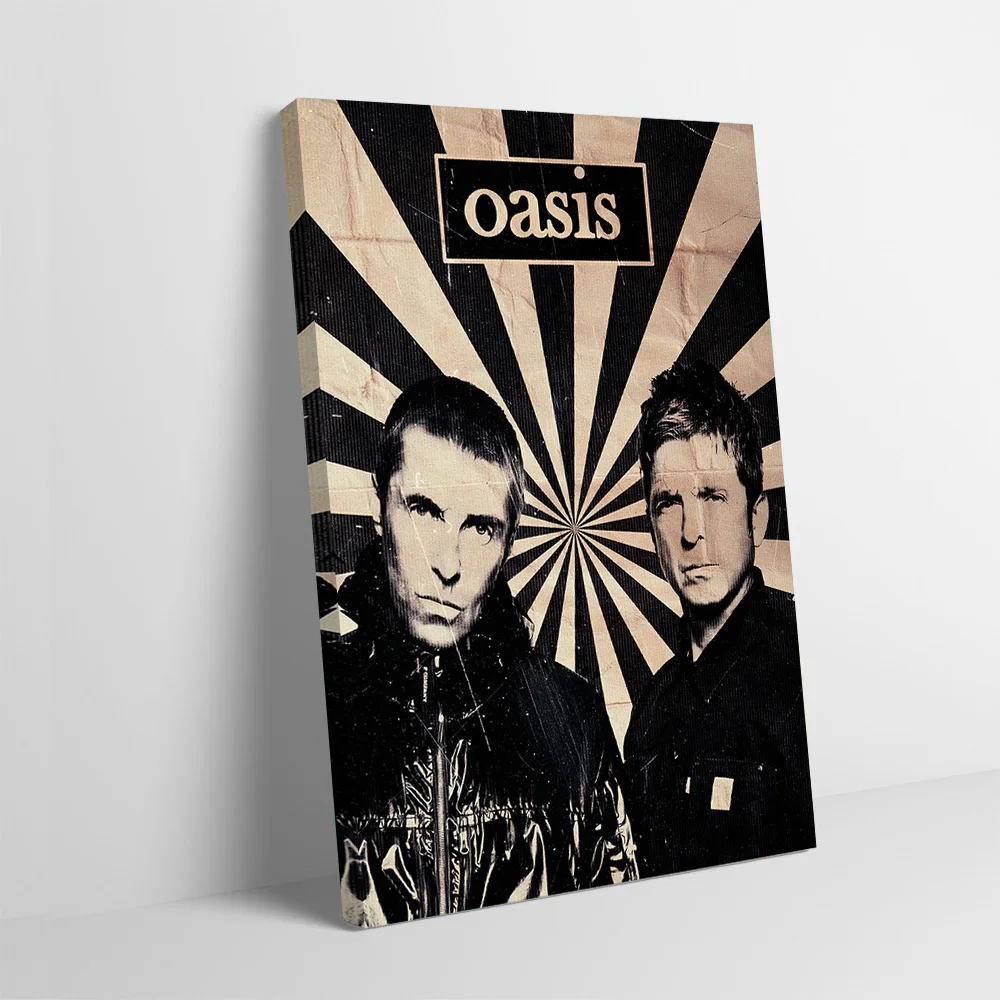 

Постер с изображением певца группы Oasis, настраиваемая печатная картина на холсте для фотографий, настенное искусство, современный декор для дома, украшения для стен, декор для интерьера
