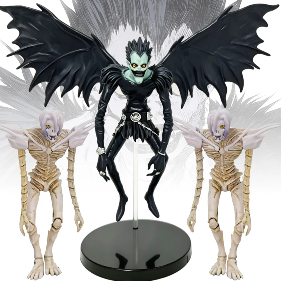 Deathed Noted Ryuk Rem Anime Figure Collectible PVC Model Doll Toy Desktop Decoration Gift In Stock Hot