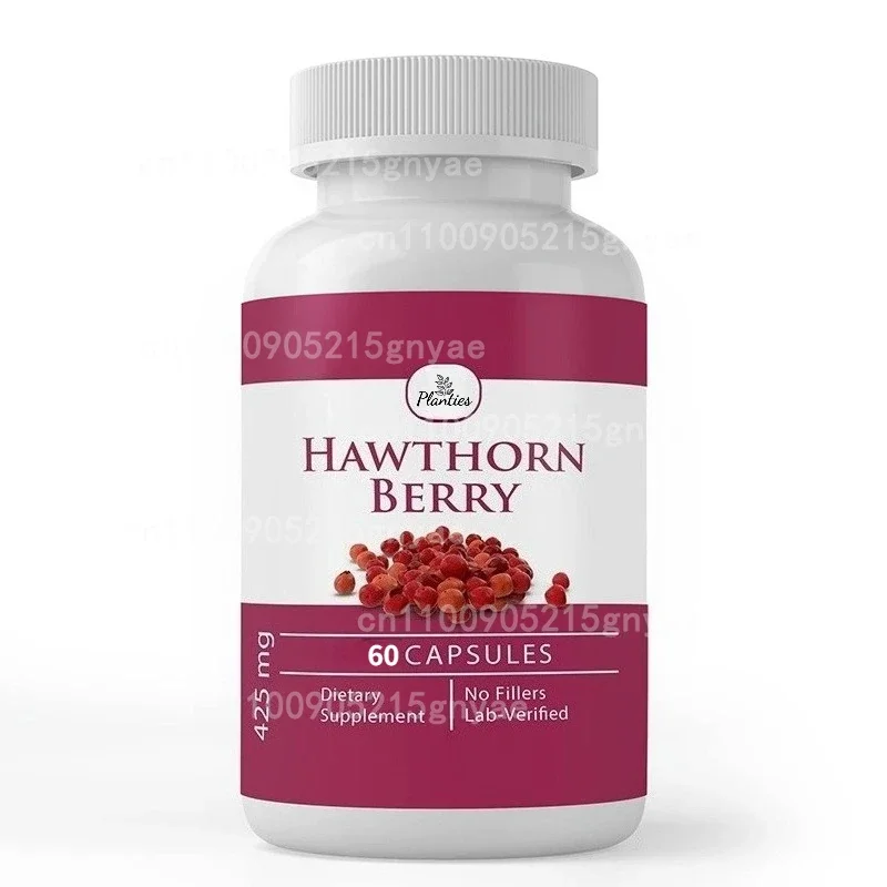 

Hawthorn Berry Extract Capsules – Supports Digestive Health, Blood Circulation & Energy Production – Boosts Immunity