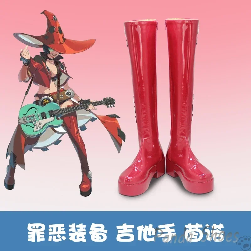 

Игра Guilty Gear Inno Обувь для косплея Аниме Cos Comic Косплей Костюм Опора Обувь для Con Halloween Party