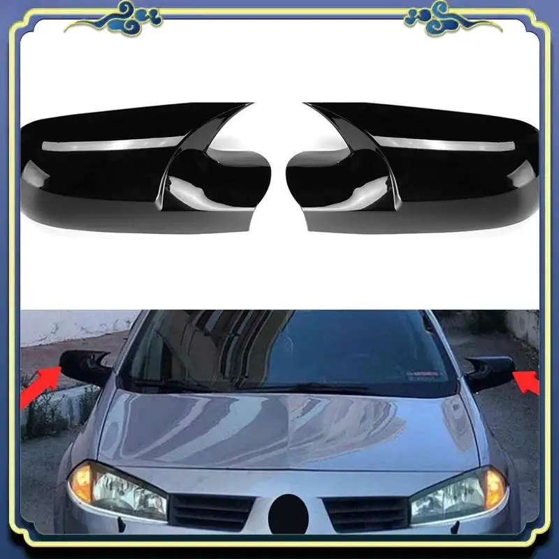 

AU16-Car Side Wing Rearview Mirror Cover Cap For Renault Megane 2 MK2 2002-2009 Bat Rear View Mirror Cover