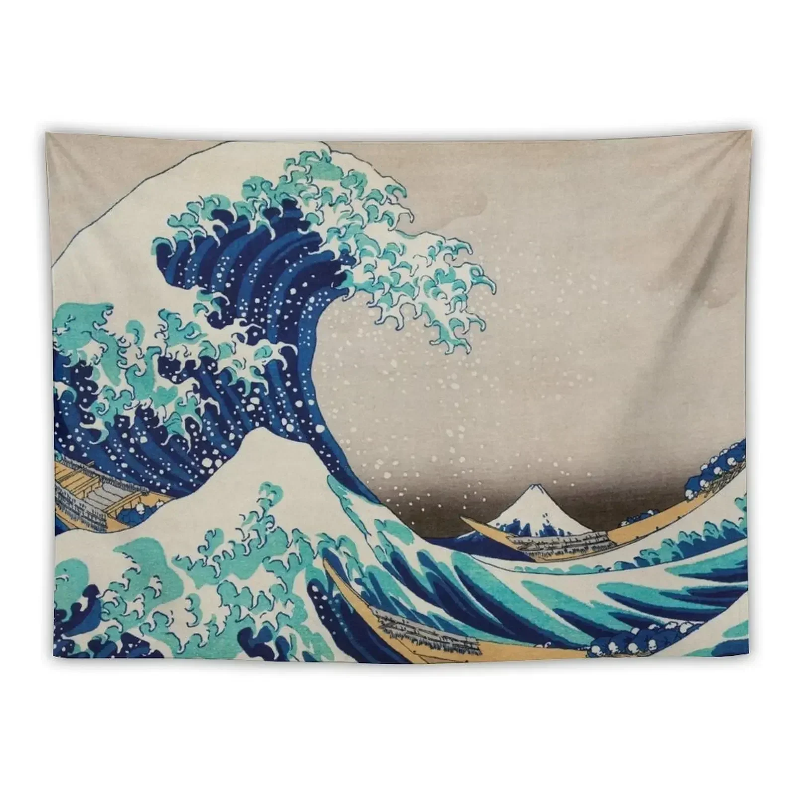 

The Great Wave off Kanagawa - Hokusai Tapestry Room Decorator Decoration For Bedroom Decoration Wall Tapestry