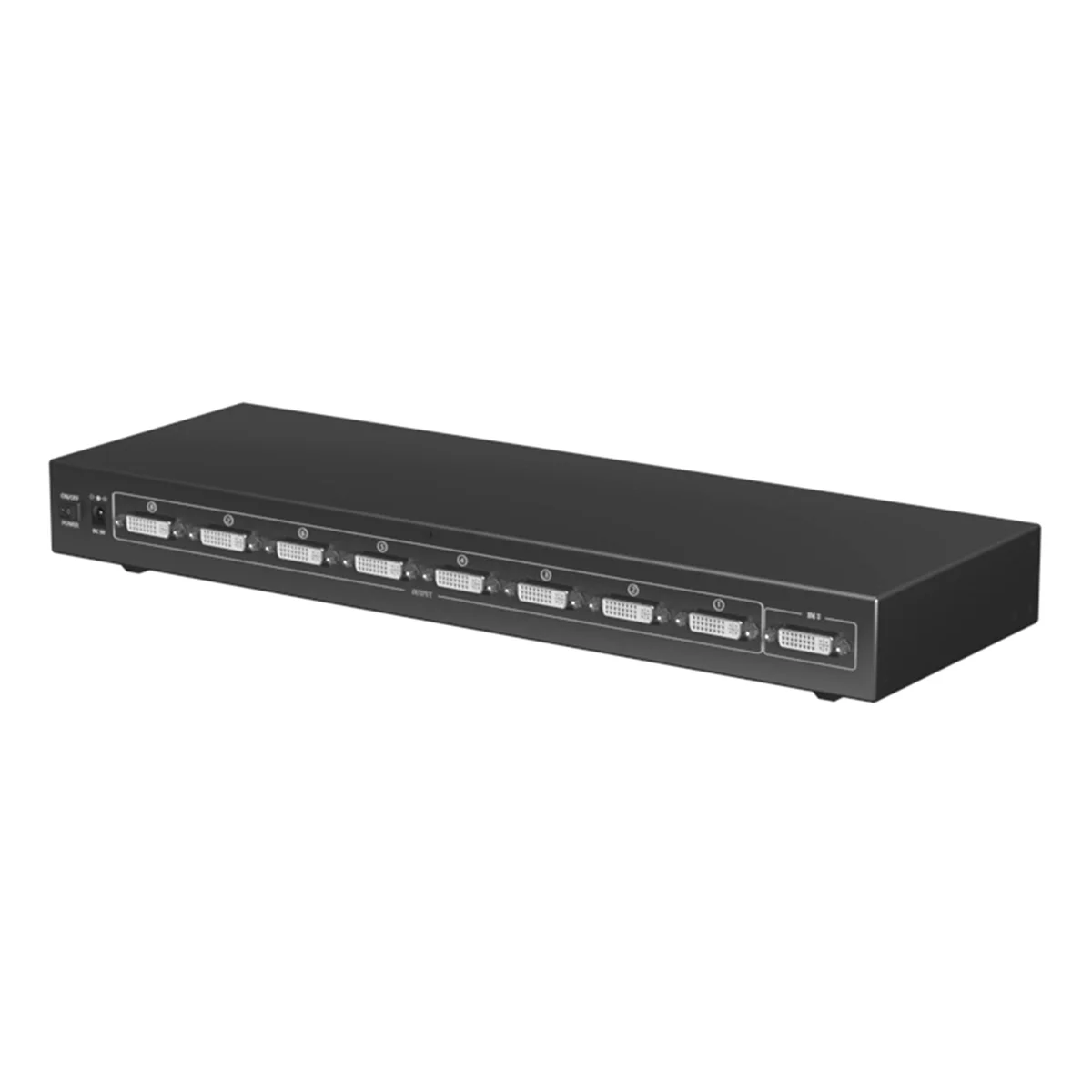 ABEP-Splitter 8 Port DVI Splitter 1 in 8 Out DVI Sharer Splitter 1 in 8 Out DVI Splitter EU Plug