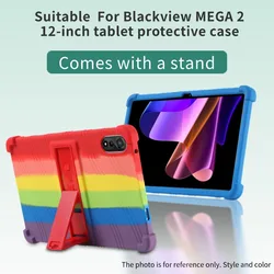 For Blackview MEGA 2 Tablet 12 inch Android 14 Tablets Upgraded Version Case Stand Cover for Cases CoverDrop Protection Silicon