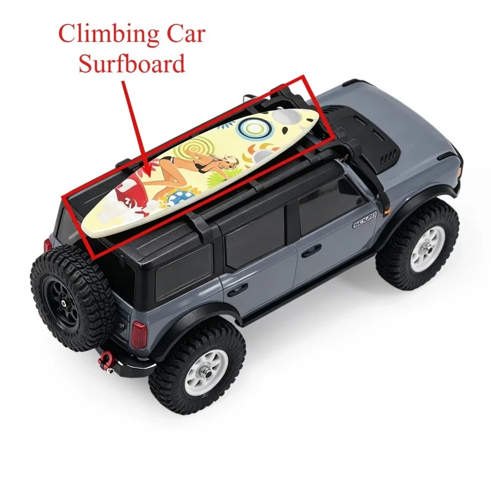 RC Crawler Upgrade Simulation Surfboard Appearance Decor Part For Axial SCX30 RC Offroad  95x23mm Modification Spare Accessories