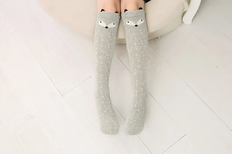 Mädchensocken 3-12 Jahre Alt Baumwolle Neue Sommer-Version Lange Prinzessinnen-Kniestrümpfe Kinder-Tanzsocken