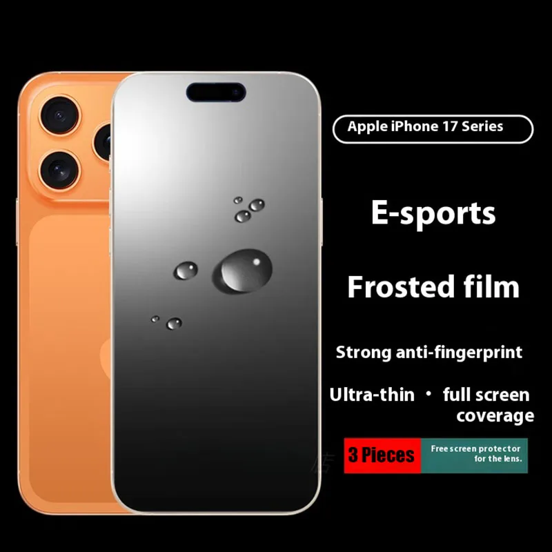 3Pcs Full Cover Matte Hydrogel Film For Apple iPhone 17 Pro MAX Clear TPU Screen Protectors For iPhone 17 Pro 17 Air Not Glass