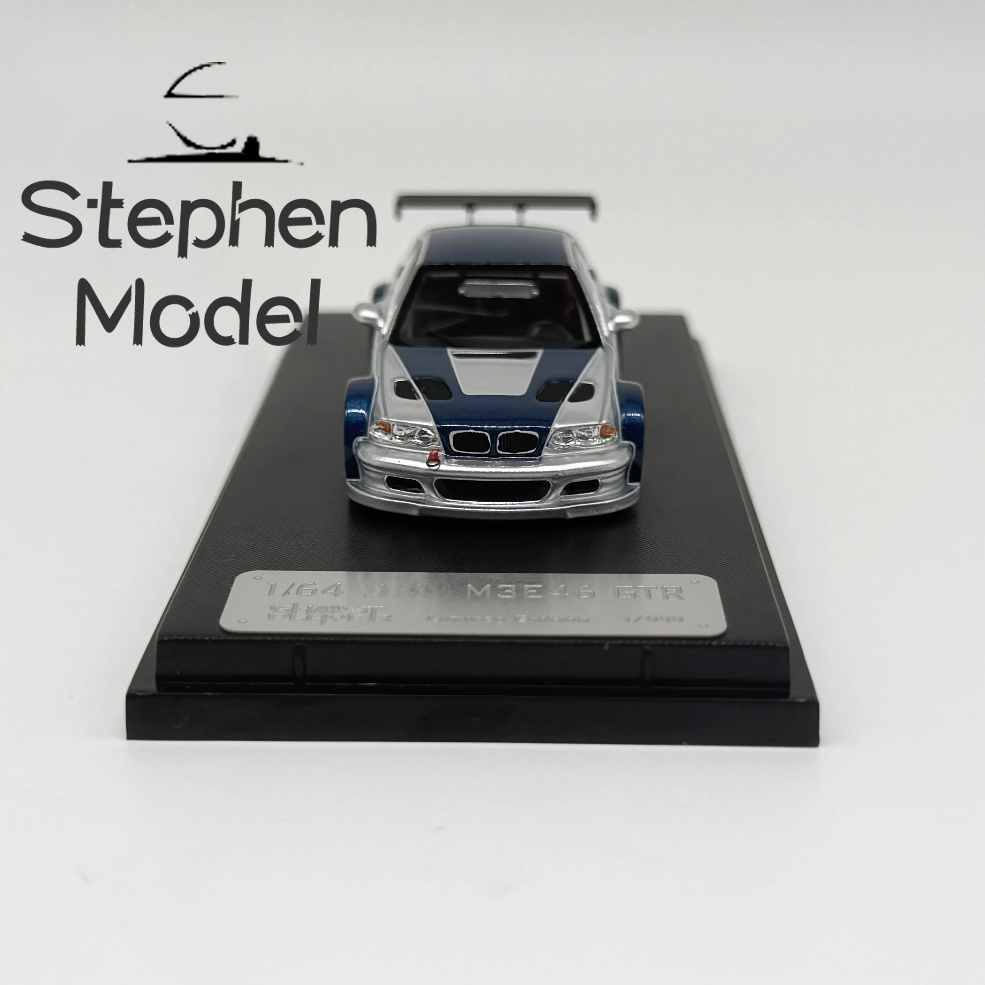 سيارة موديل SW x Ghost Player 1:64 M3 E46 GTR NFS Diecast #5