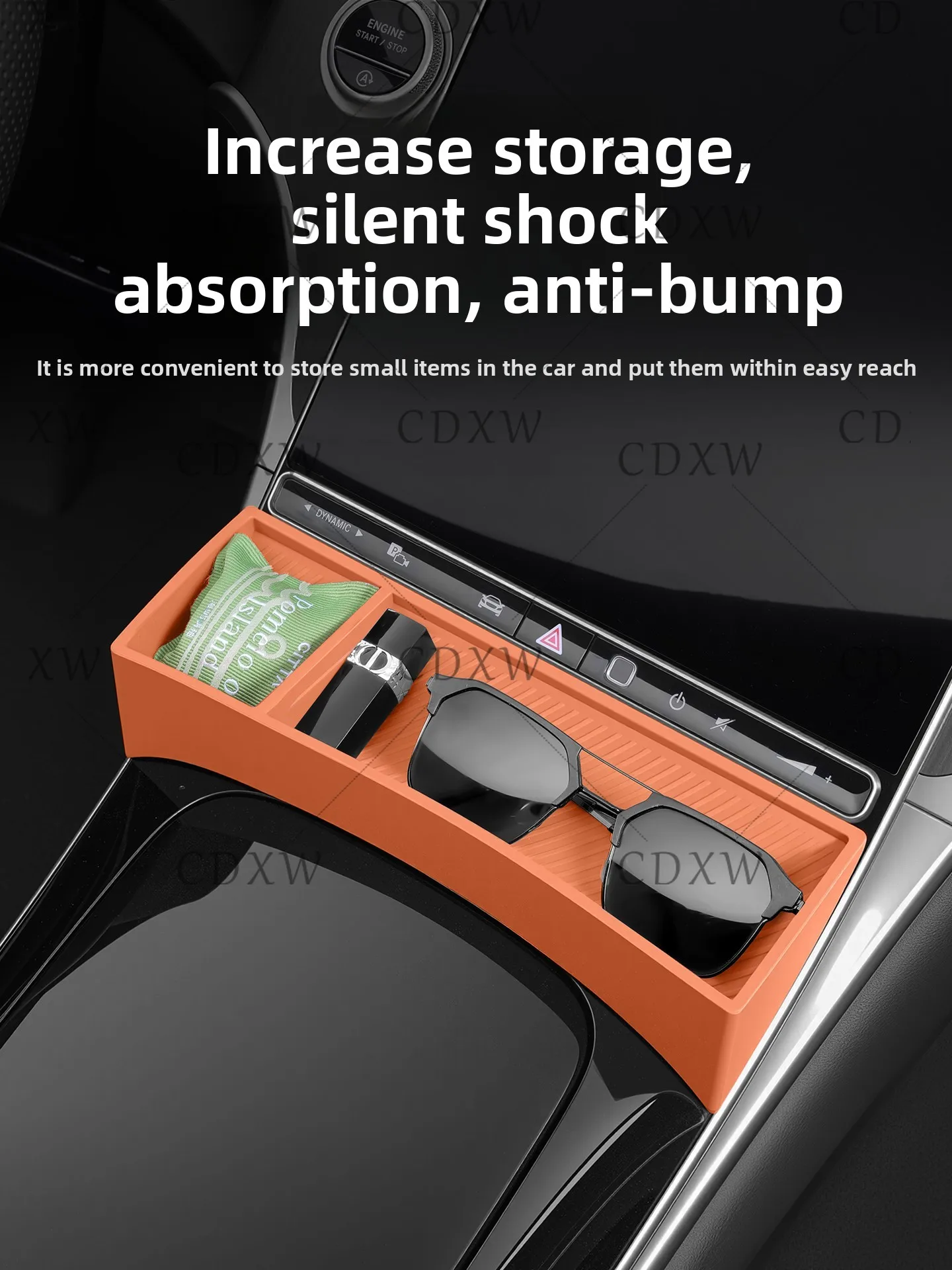 For Mercedes-Benz W206 C-Class X254 GLC central control storage box mobile phone storage storage car interior decoration