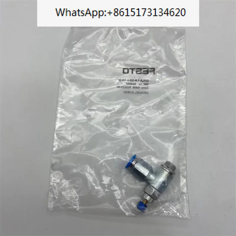 5 pieces FESTO One-way flow control valve GRLA-1/8-QS-4-RS-D 197580 GRLA-1/8-QS-3-RS-D 197579 GRLA-1/8-QS-6-RS-D 197581 GRLA