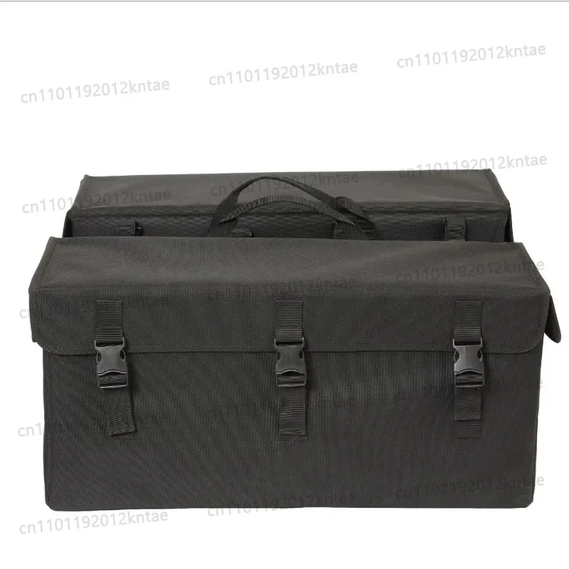 Motorcycle Rear Rack Bag Large Capacity Double Bag Cycling Travel Bag Waterproof Cargo