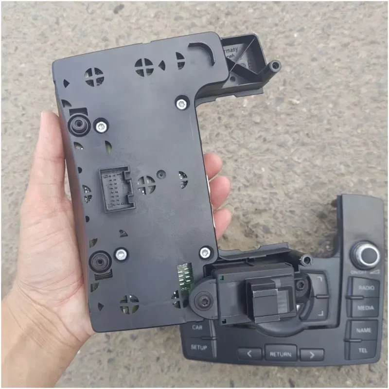 For 05-11 Audi A6 LC6 Navigation Panel Volume Control Knob Assembly with Circuit Board Car Audio Repair Replacement Part