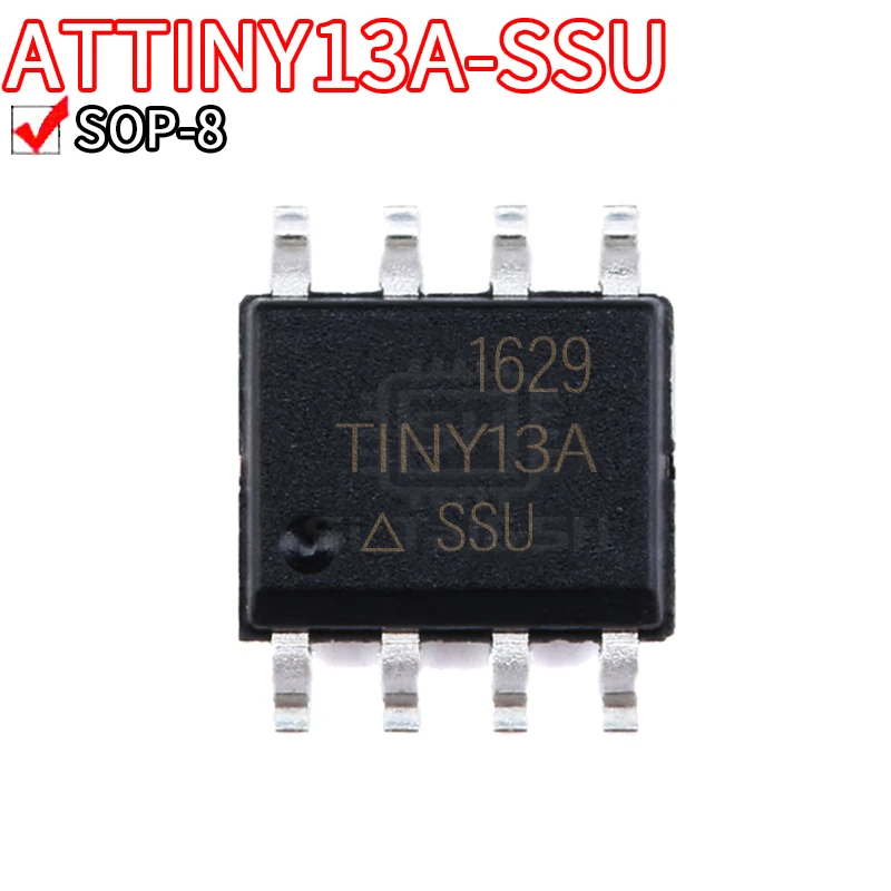 

1PCS The ATTINY13A-SSU ATTINY13A-SU patch Black plastic protective case For SOP-8