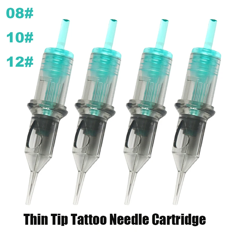 

20pcs/box PMU SMP 1RL tattoo needle cartridge Long Tip permanent makeup eyebrow needle cartridge for rotary tattoo pen gun