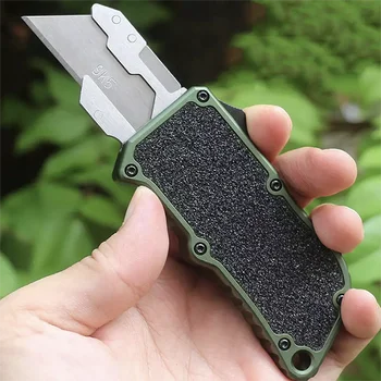 Hoge Kwaliteit SK5 Blade Utility Mes Luchtvaart Aluminium Handvat Edc Outdoor Multitool Tool Papier Sharp Cutter Gift Vijf Blade