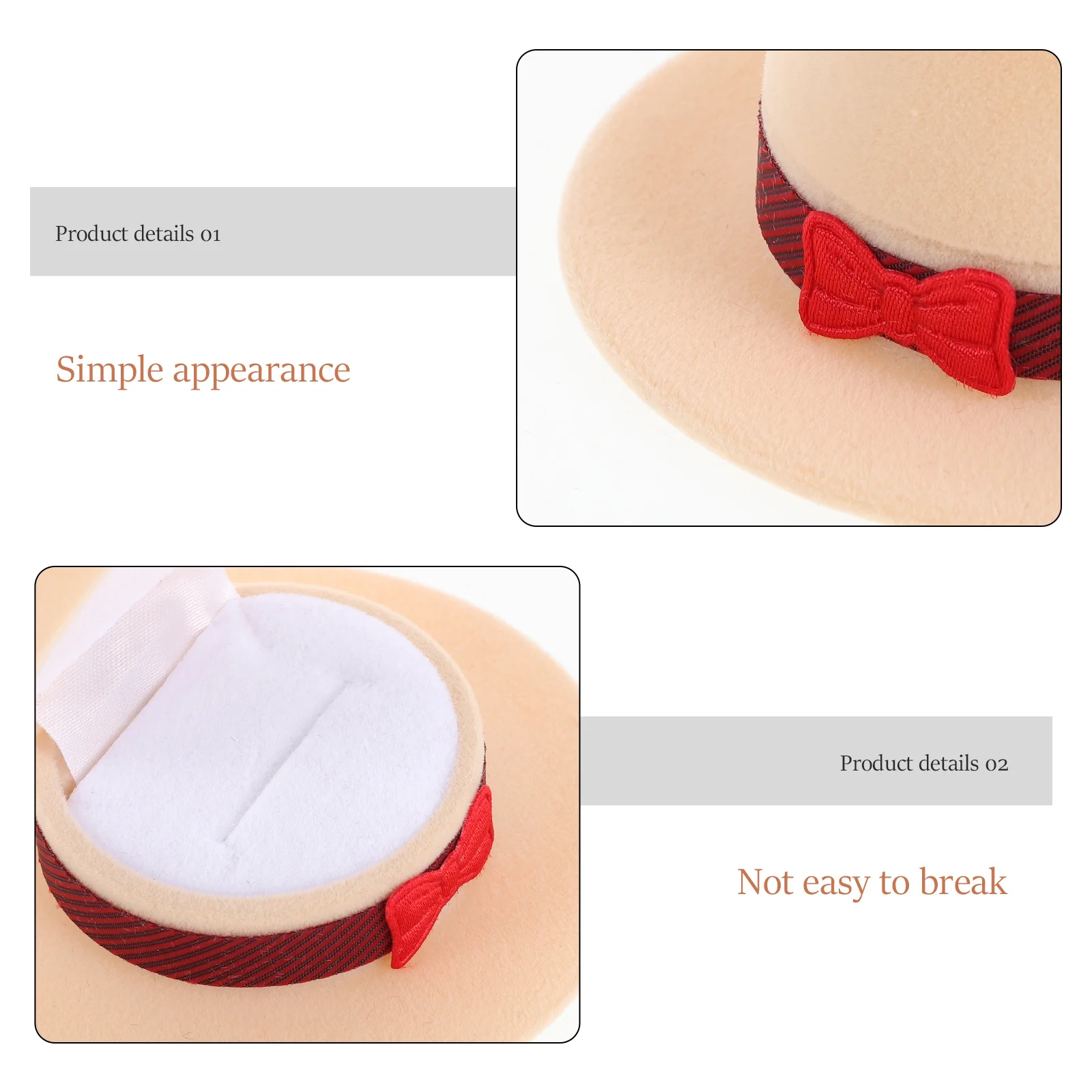 2 قطعة قبعة ريترو صغيرة تخزين المجوهرات المنظم صندوق لينة الداخلية السفر حلقة القرط حالة مجوهرات المنظم الإبداعية الرجعية