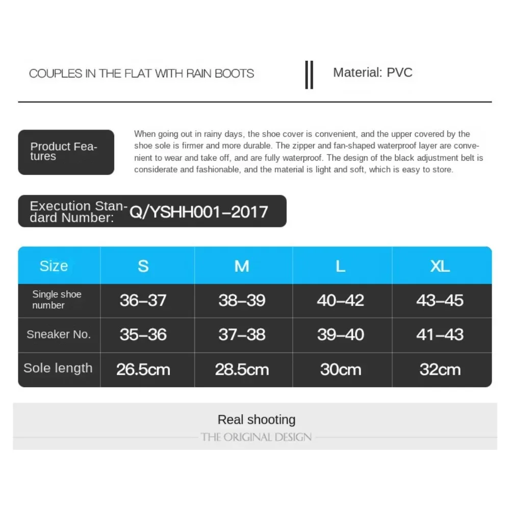 Waterproof Rainy Season Rain Boot Cover Water Proof Shoes Rainy Season Waterproof for Adults of Both Sexes