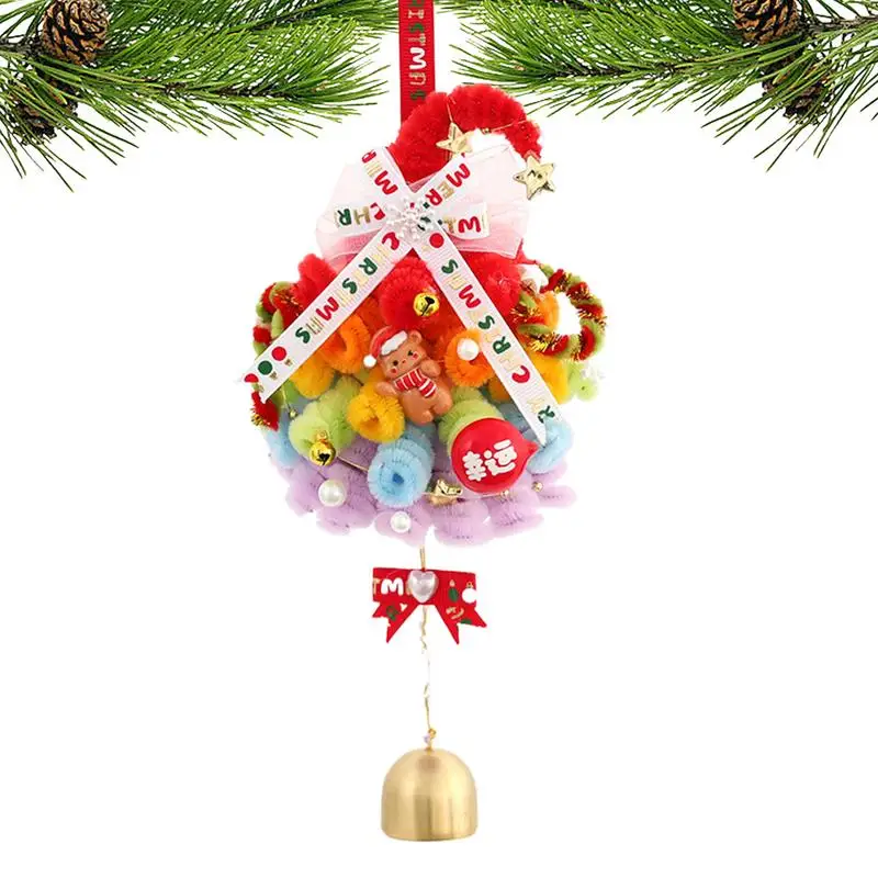 Christmas Tree Ornaments Decorative Pendant Christmas Tree Shape Decorative Christmas Tree Ornaments Pipe Cleaners Car Pendants