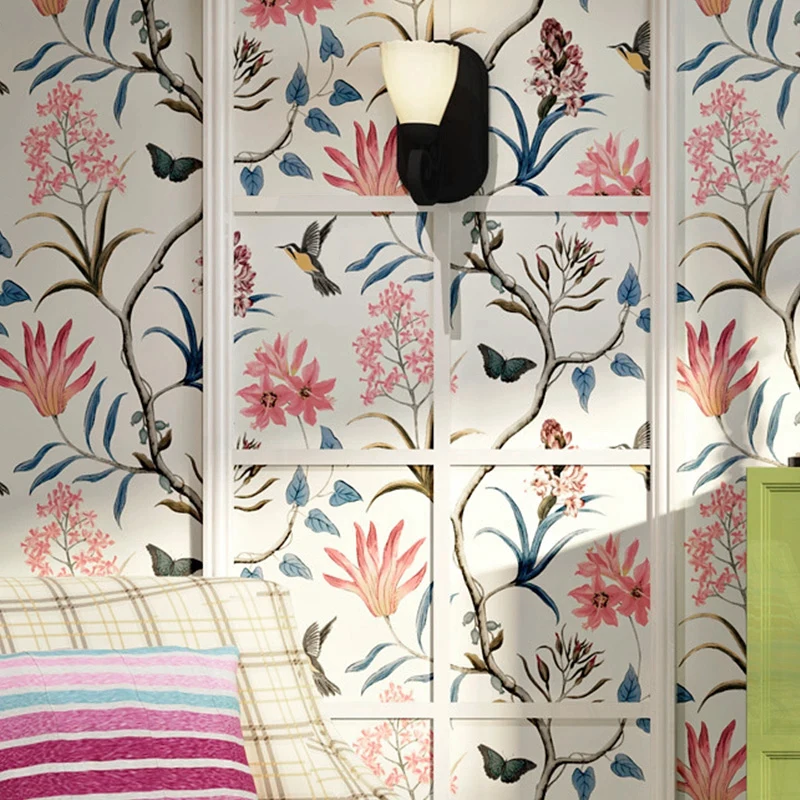 Chinoiserie Wallpaper Vintage  - Herbal Wallpaper 评论和价格