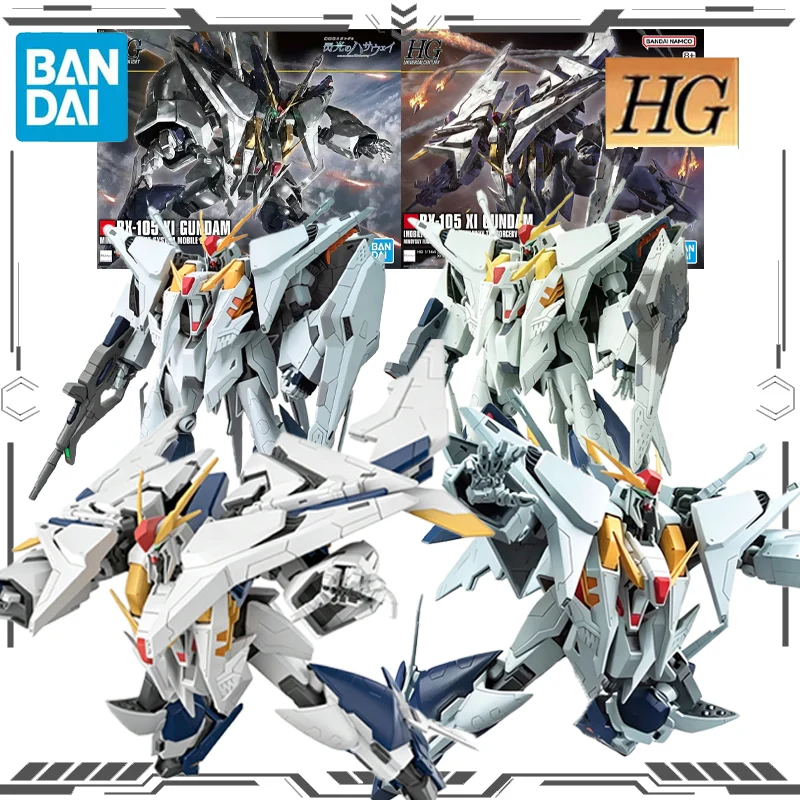 

Bandai Original HGUC 1/144 RX-105 266 Mobile Gundam Hathaway XI GUNDAM Assembly Action Figure Toys for Boys Girls Kids Gift