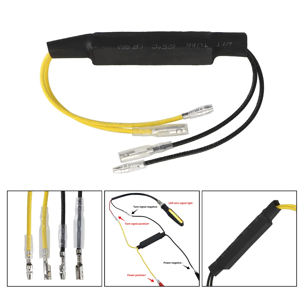 Indicator Load Resistor Motorcycle Flasher 12V 21W LED Turn Signal lights Solve Blinker Error