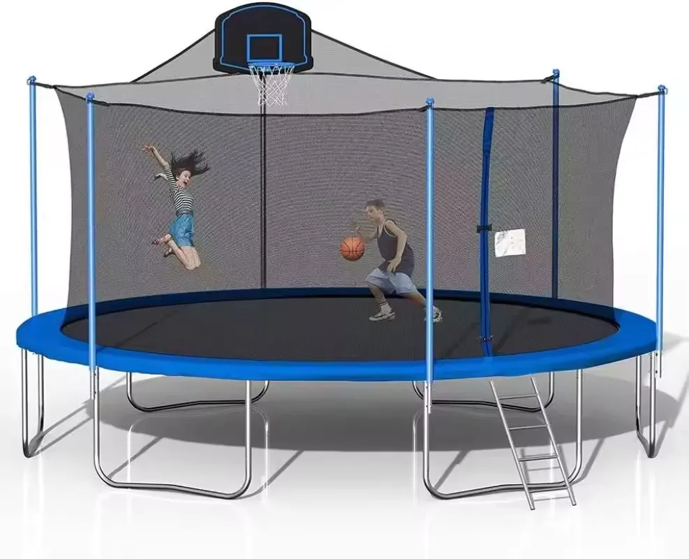 10 Feet Outdoor Trampoline, with Net, Safe and Secure Leisure Trampoline