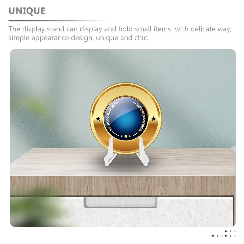 

26pcs Acrylic Display Racks Clear Stand For Photos Business Cards Coins Mobiles Medallions Collectibles Trade Show Home Office