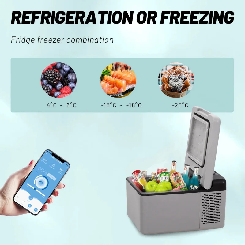 High Quality 12 Volt Small Refrigerator Portable Car Fridge Freezer Hot Selling