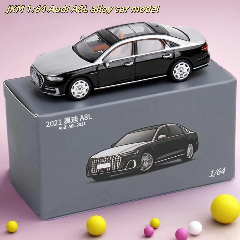 

Машинка A8L A7L 1:64, модель автомобиля из литого под давлением сплава, для подростков, для игр с украшением для взрослых, детский подарок на день рождения.