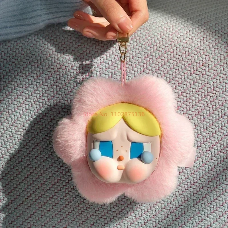 Crybaby Dimoo Labubu Kawaii Earphone Storage Bags Pendant Anime Earphone Protective Cover Silicone Pouch Mini Portable Toy Gift