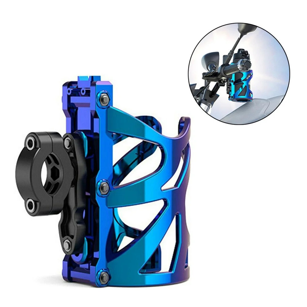 Bike Water Bottle Holder for Motorcycles and Bicycles Fits 18 32mm Handlebars Accommodates Bottles Up to 73 5MM