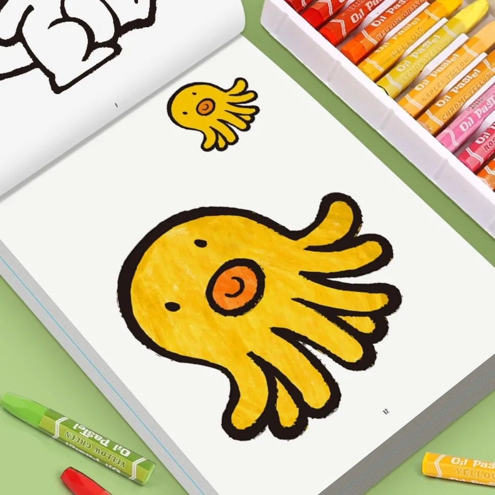 Stick Figures Coloring Book Unique Patterns 32 Pages Graffiti Coloring Book Color Patterns Drawing Book Art Training