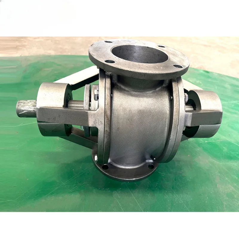 Solids Feeding Machine Unloader Rotary Valve carbon steel Lock air valve