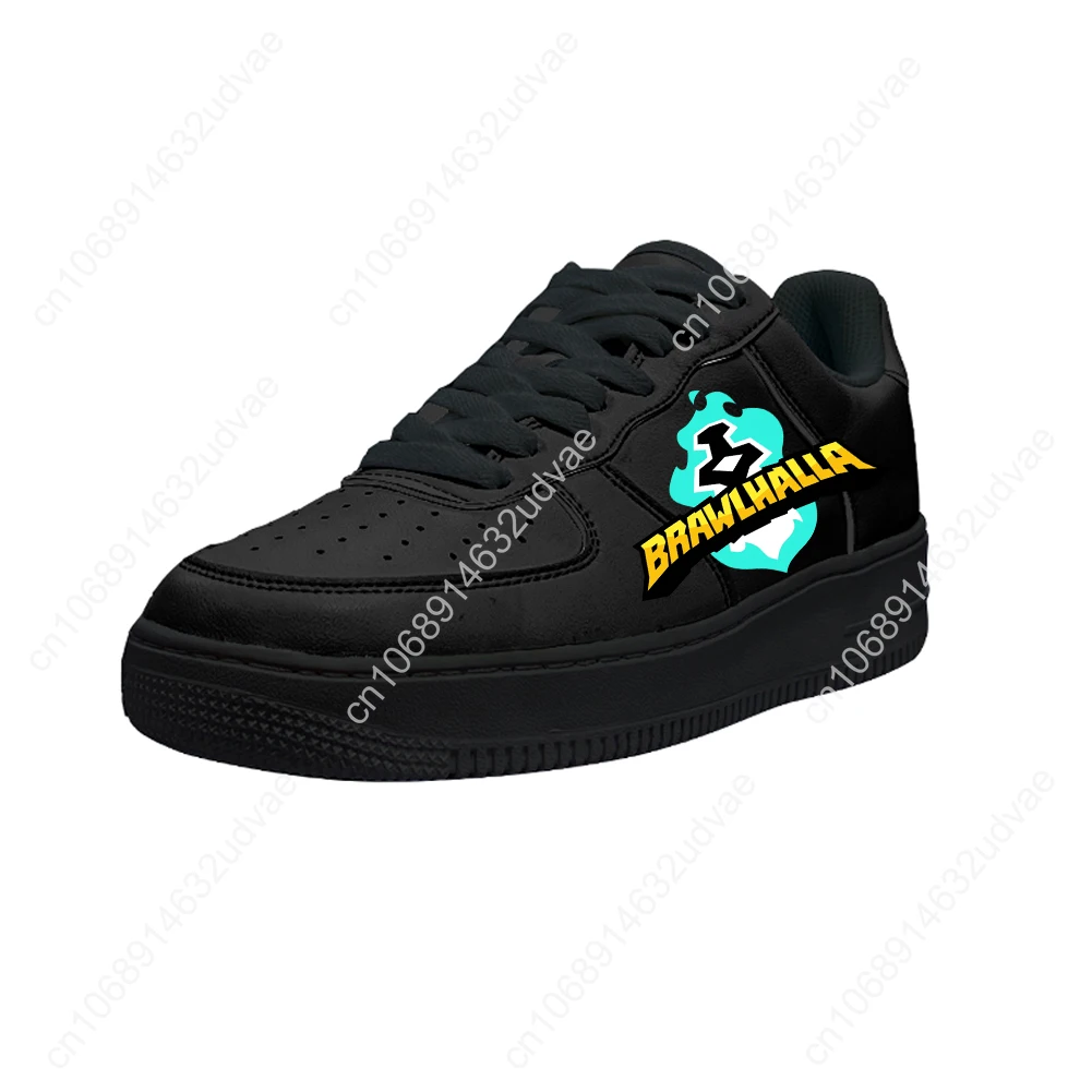

Brawlhalla Casual Shoes Platform Sneakers Mens Womens Teenager Flats Sneaker Custom Made Shoe 3D Graffiti Kateboarding Footwear